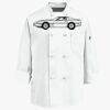 Eight Knot Button Chef Coat with Thermometer Pocket Thumbnail
