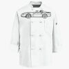 Eight Knot Button Chef Coat with Thermometer Pocket Thumbnail