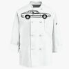 Eight Knot Button Chef Coat with Thermometer Pocket Thumbnail