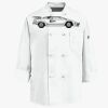 Eight Knot Button Chef Coat with Thermometer Pocket Thumbnail