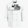 Eight Knot Button Chef Coat with Thermometer Pocket Thumbnail