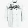 Eight Knot Button Chef Coat with Thermometer Pocket Thumbnail