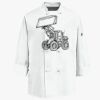 Eight Knot Button Chef Coat with Thermometer Pocket Thumbnail