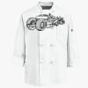 Eight Knot Button Chef Coat with Thermometer Pocket Thumbnail