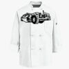 Eight Knot Button Chef Coat with Thermometer Pocket Thumbnail