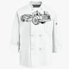 Eight Knot Button Chef Coat with Thermometer Pocket Thumbnail