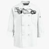 Eight Knot Button Chef Coat with Thermometer Pocket Thumbnail