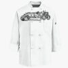 Eight Knot Button Chef Coat with Thermometer Pocket Thumbnail
