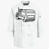 Eight Knot Button Chef Coat with Thermometer Pocket Thumbnail
