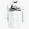 Eight Knot Button Chef Coat with Thermometer Pocket Thumbnail