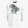 Eight Knot Button Chef Coat with Thermometer Pocket Thumbnail