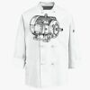 Eight Knot Button Chef Coat with Thermometer Pocket Thumbnail