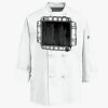 Eight Knot Button Chef Coat with Thermometer Pocket Thumbnail