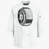 Eight Knot Button Chef Coat with Thermometer Pocket Thumbnail