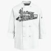 Eight Knot Button Chef Coat with Thermometer Pocket Thumbnail