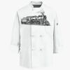 Eight Knot Button Chef Coat with Thermometer Pocket Thumbnail