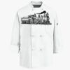 Eight Knot Button Chef Coat with Thermometer Pocket Thumbnail