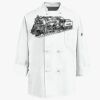 Eight Knot Button Chef Coat with Thermometer Pocket Thumbnail