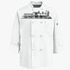 Eight Knot Button Chef Coat with Thermometer Pocket Thumbnail