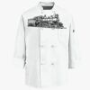Eight Knot Button Chef Coat with Thermometer Pocket Thumbnail