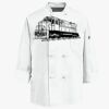 Eight Knot Button Chef Coat with Thermometer Pocket Thumbnail