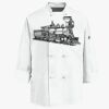 Eight Knot Button Chef Coat with Thermometer Pocket Thumbnail