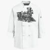 Eight Knot Button Chef Coat with Thermometer Pocket Thumbnail