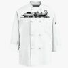 Eight Knot Button Chef Coat with Thermometer Pocket Thumbnail