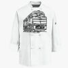 Eight Knot Button Chef Coat with Thermometer Pocket Thumbnail