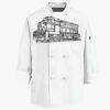 Eight Knot Button Chef Coat with Thermometer Pocket Thumbnail