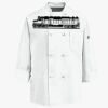 Eight Knot Button Chef Coat with Thermometer Pocket Thumbnail
