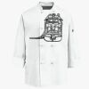 Eight Knot Button Chef Coat with Thermometer Pocket Thumbnail