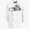 Eight Knot Button Chef Coat with Thermometer Pocket Thumbnail