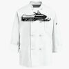 Eight Knot Button Chef Coat with Thermometer Pocket Thumbnail