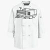 Eight Knot Button Chef Coat with Thermometer Pocket Thumbnail