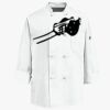 Eight Knot Button Chef Coat with Thermometer Pocket Thumbnail