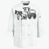 Eight Knot Button Chef Coat with Thermometer Pocket Thumbnail