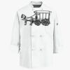 Eight Knot Button Chef Coat with Thermometer Pocket Thumbnail