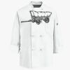 Eight Knot Button Chef Coat with Thermometer Pocket Thumbnail