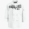 Eight Knot Button Chef Coat with Thermometer Pocket Thumbnail