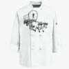 Eight Knot Button Chef Coat with Thermometer Pocket Thumbnail