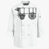 Eight Knot Button Chef Coat with Thermometer Pocket Thumbnail