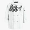 Eight Knot Button Chef Coat with Thermometer Pocket Thumbnail
