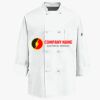 Eight Knot Button Chef Coat with Thermometer Pocket Thumbnail