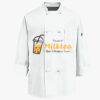 Eight Knot Button Chef Coat with Thermometer Pocket Thumbnail