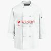Eight Knot Button Chef Coat with Thermometer Pocket Thumbnail