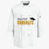 Eight Knot Button Chef Coat with Thermometer Pocket Thumbnail