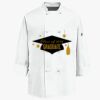 Eight Knot Button Chef Coat with Thermometer Pocket Thumbnail