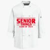 Eight Knot Button Chef Coat with Thermometer Pocket Thumbnail