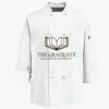 Eight Knot Button Chef Coat with Thermometer Pocket Thumbnail
